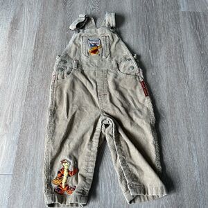 Vintage Disney Winnie the Pooh Corduroy Overalls